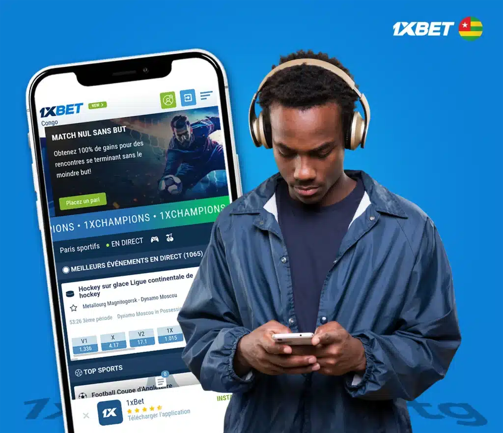 1xBet Mobile Paris au Togo