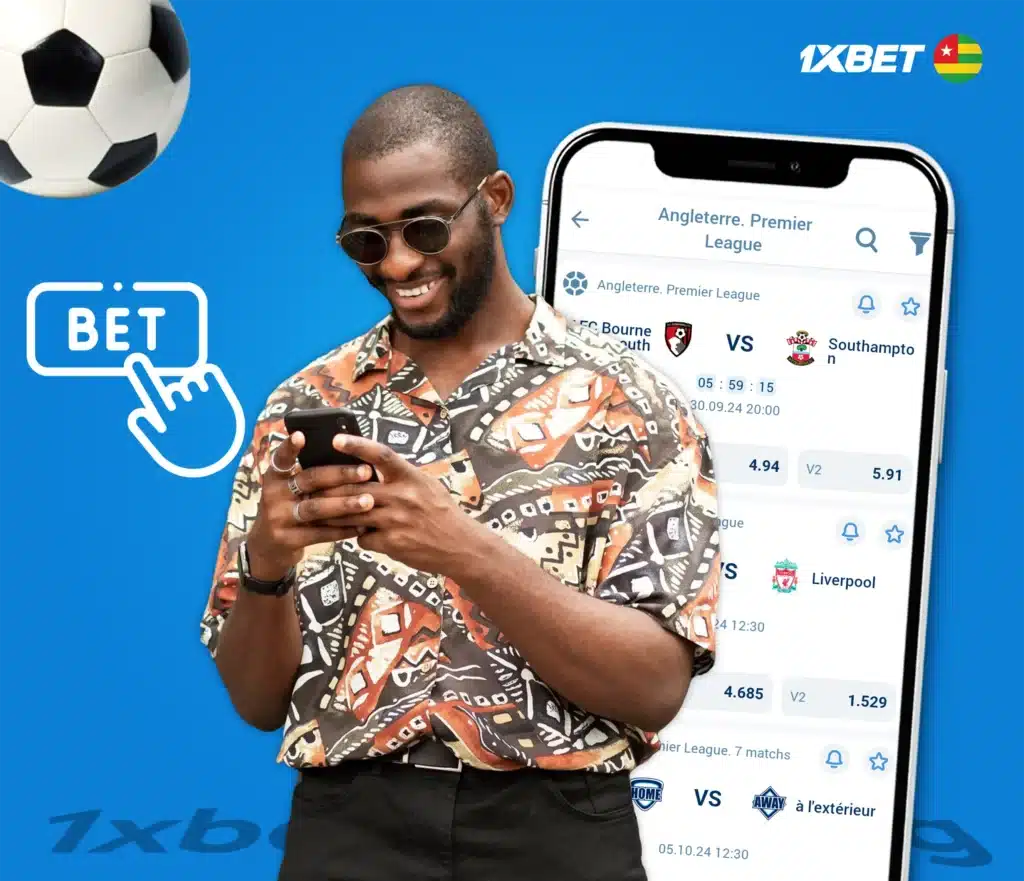1xBet Paris sportifs de le Togo