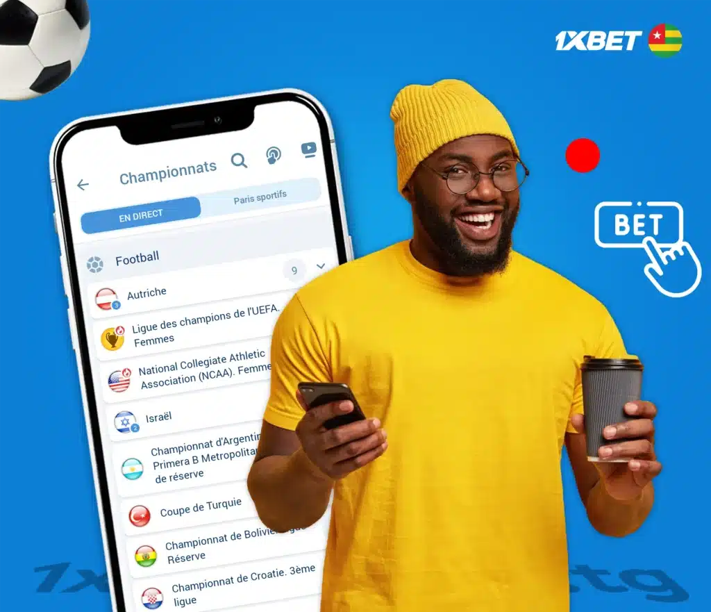 Comment parier sur 1xBet Togo