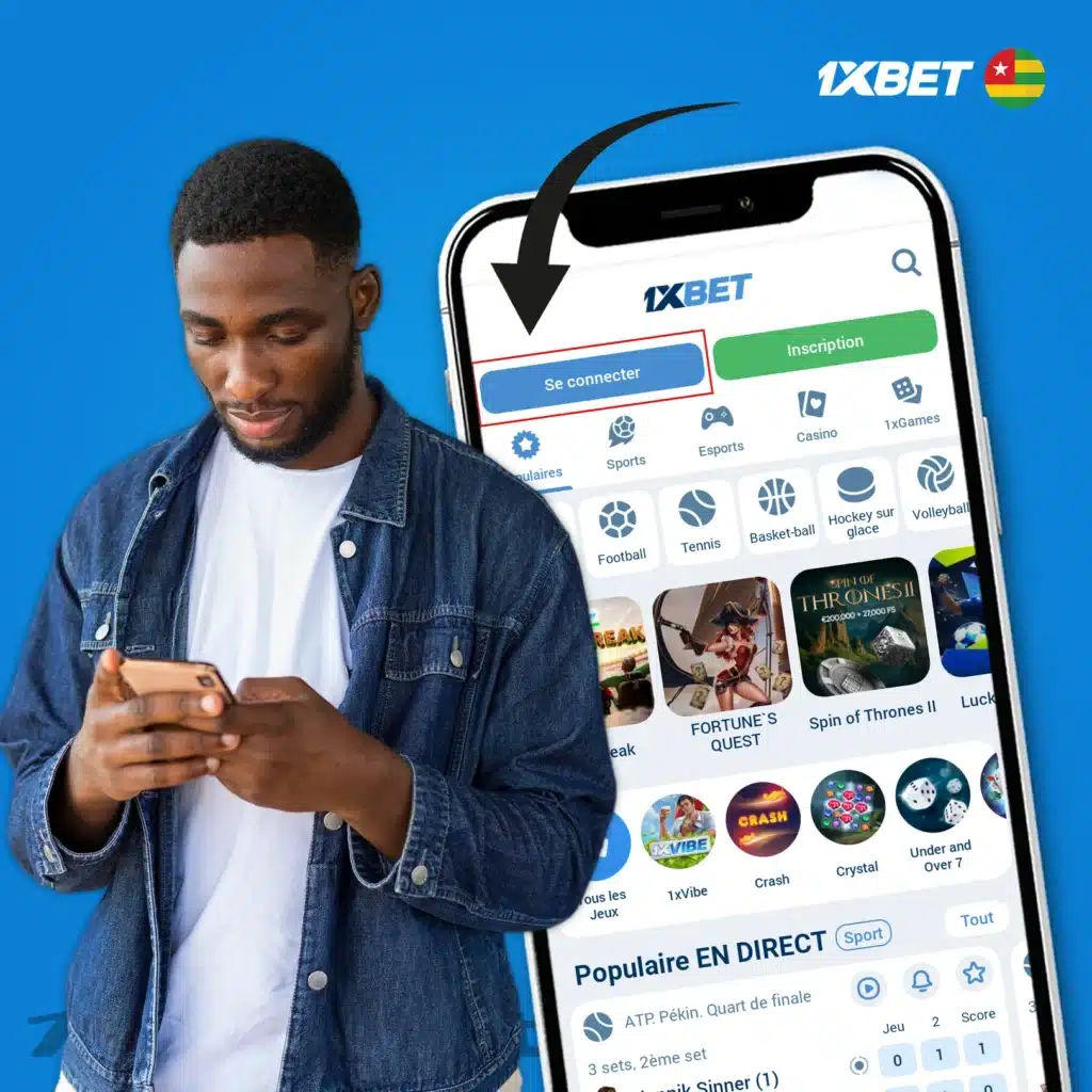 1xbet Connexion : Connectez-vous depuis le site officiel à 1xBet au Togo
