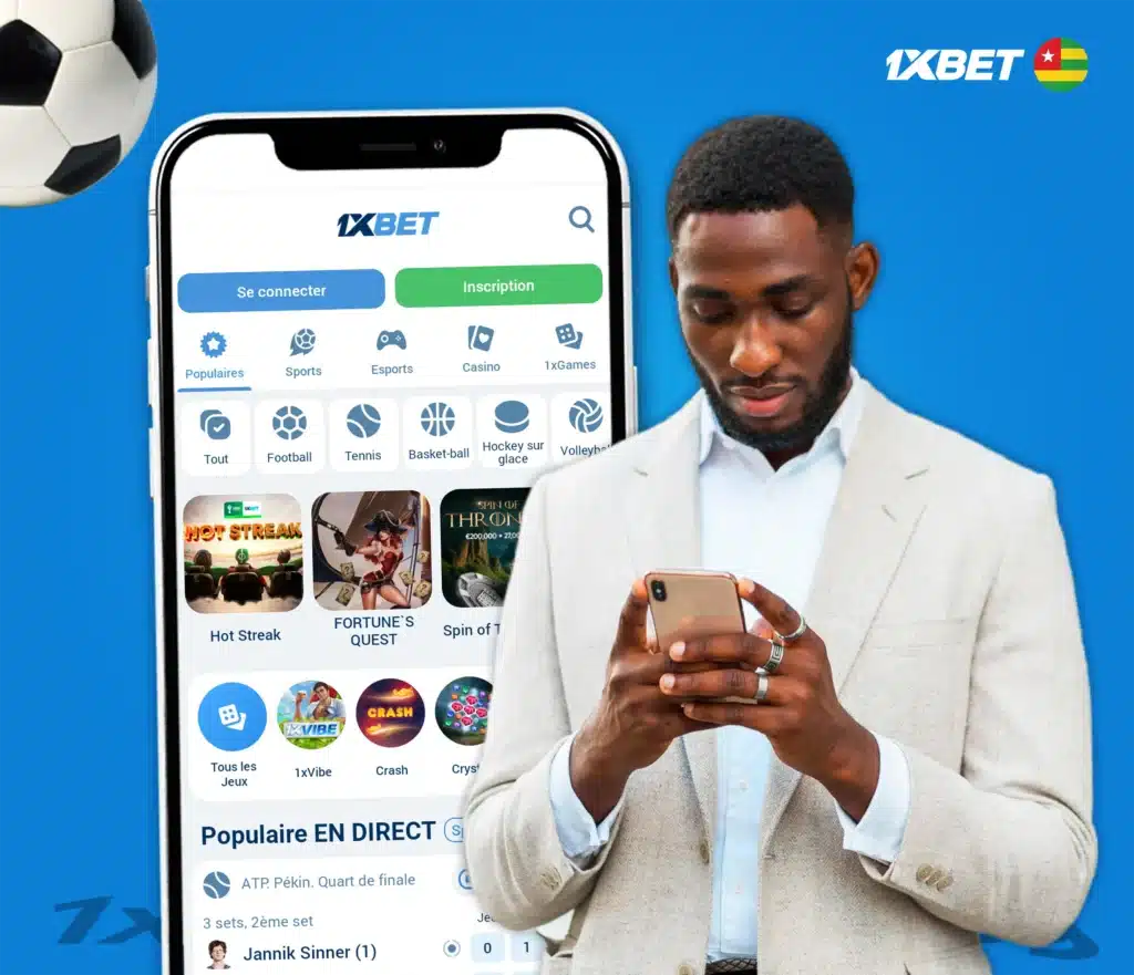 Les fonctionnalités de l'application mobile 1xBet sur iOS
