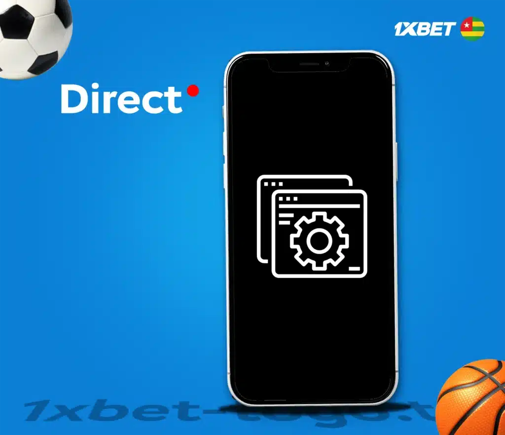 Outils de paris en direct sur 1xBet au Togo
