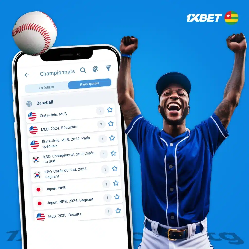 Parier sur le vainqueur du match sur 1xBet au Togo