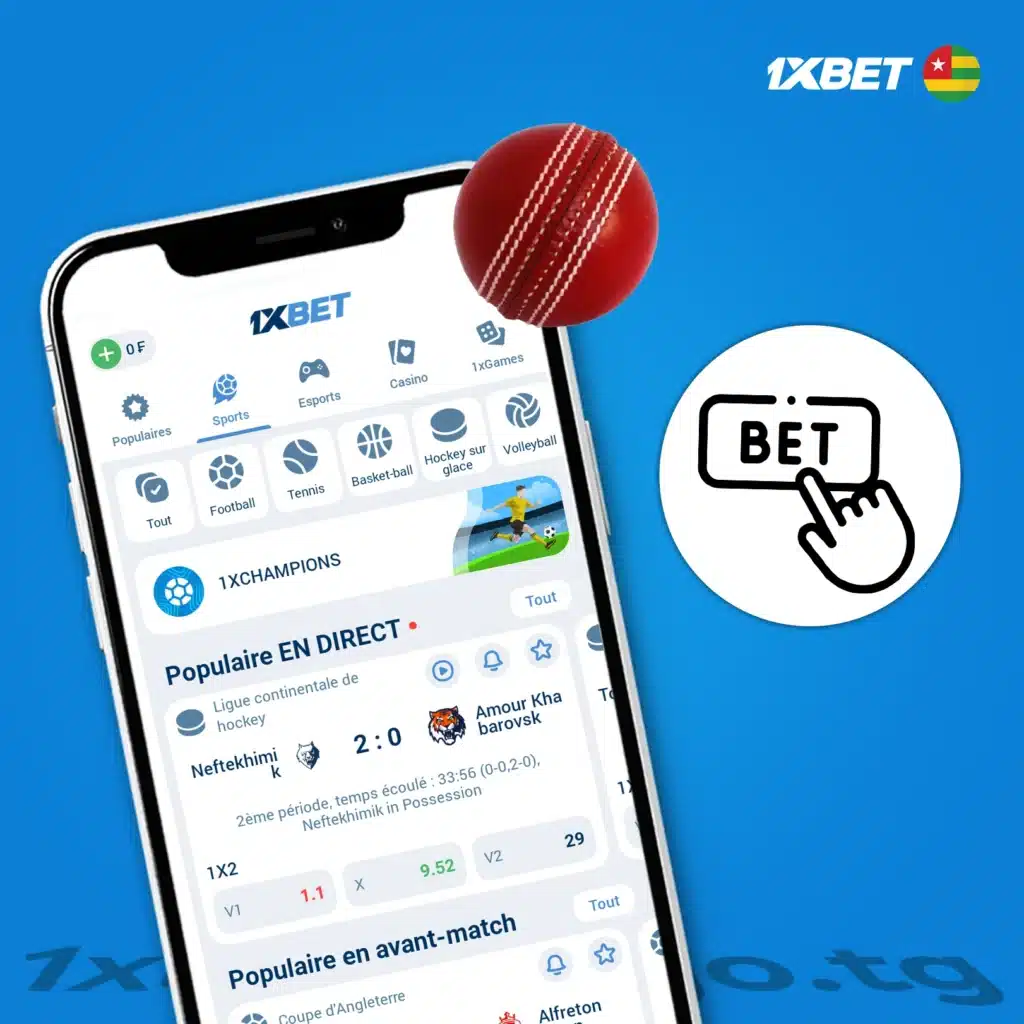 Pariez sur le meilleur batteur/quilleur de TPL 2024 sur 1xBet au Togo