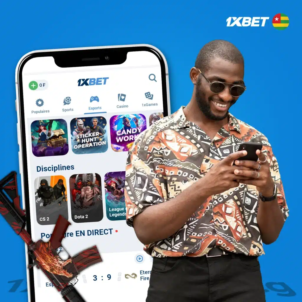 Pariez sur les rounds de pistolet gagnants dans CS:GO sur 1xBet au Togo