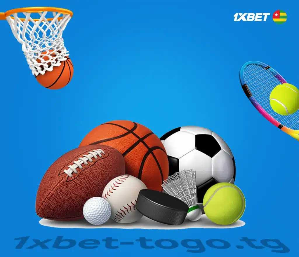 Sports disponibles pour les paris sur 1xBet Togo
