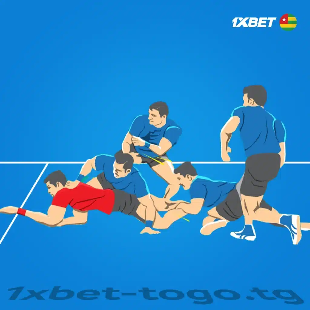 Tournois de Kabaddi disponibles pour les paris sur 1xBet Togo
