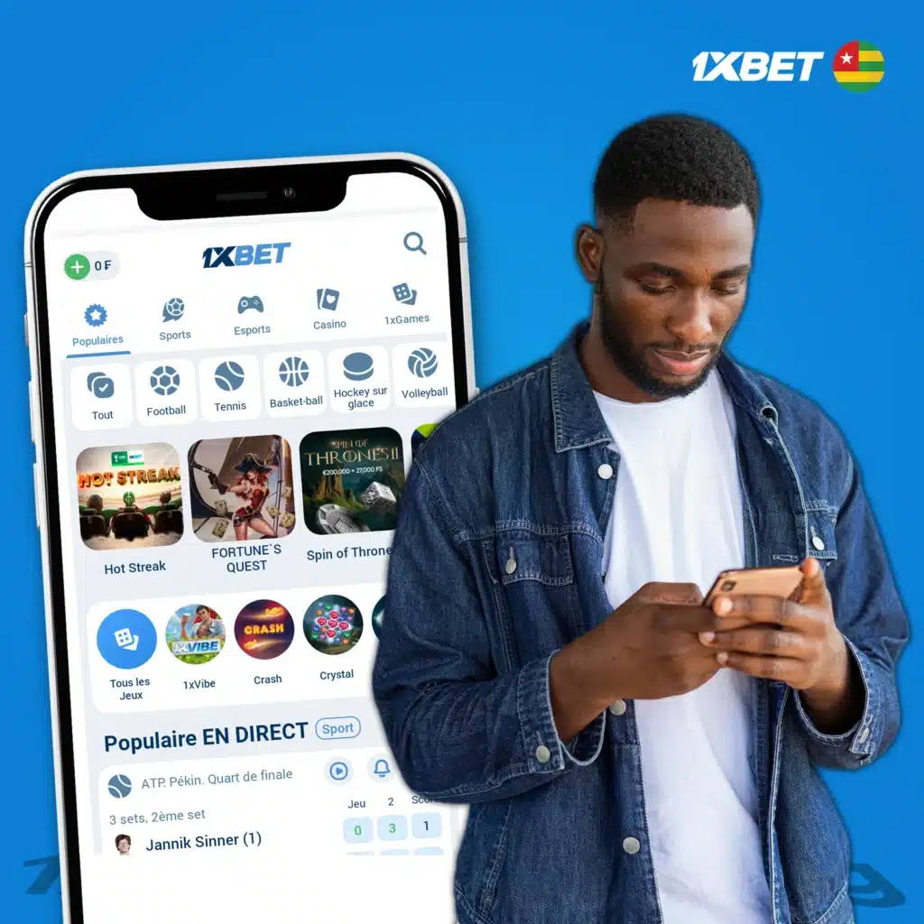 Types de paris kabaddi disponibles sur 1xBet au Togo