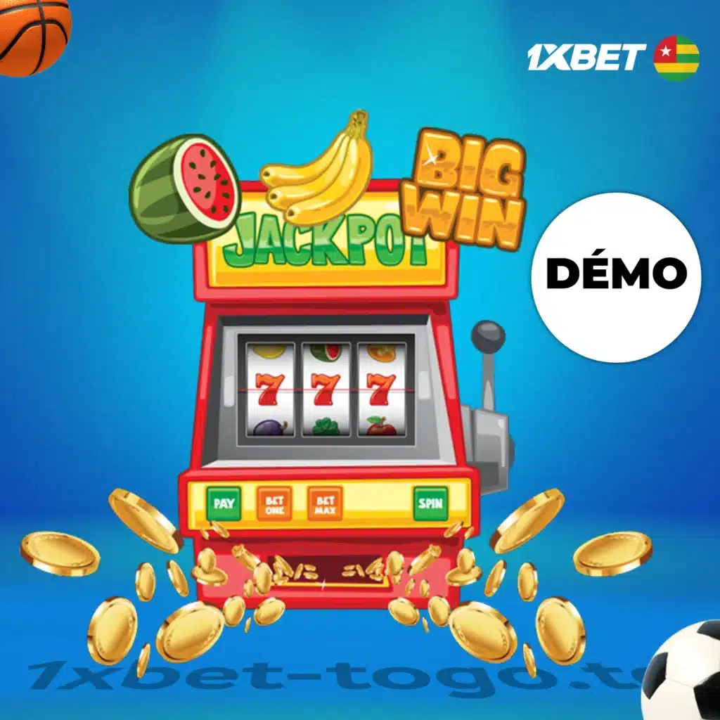 Mode démo dans les machines à sous sur 1xBet Togo
