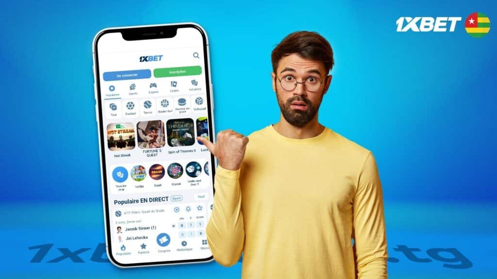 Présentation du bonus offert par 1xbet Togo